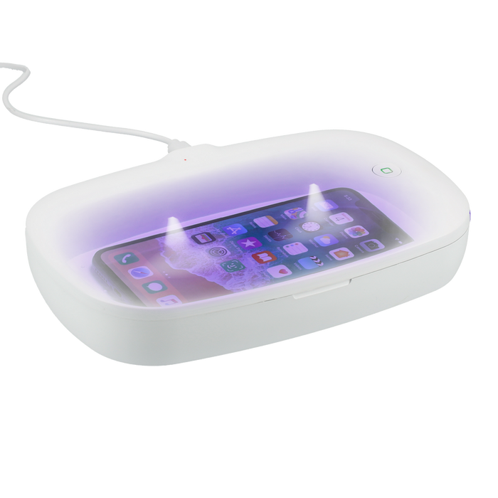  UV Phone Sanitizer with Wireless Charging Pad
