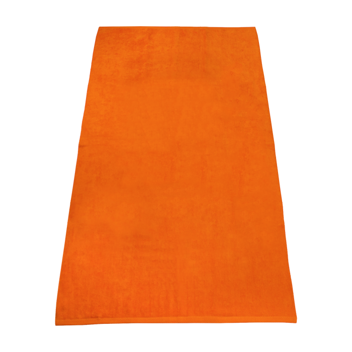 Orange Value Line Color Beach Towel