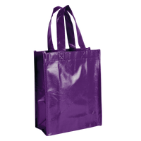 Purple Laminated Fiesta Tote Thumb