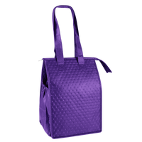 Purple Snack Pack Insulated Cooler Tote Thumb