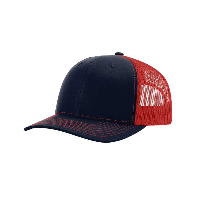 Navy/Red Richardson Trucker Snapback Hat