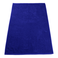 Royal Blue Seascape Color Beach Towel Thumb