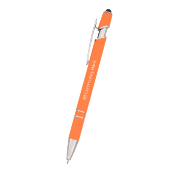 Retractable Ball Point Pen with Stylus