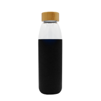  Glass Water Bottle with Bamboo Lid Thumb