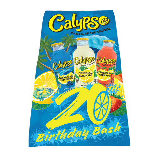 Calypso Lemonades / Full Color Print Beach Towel / Full Color Print Towels