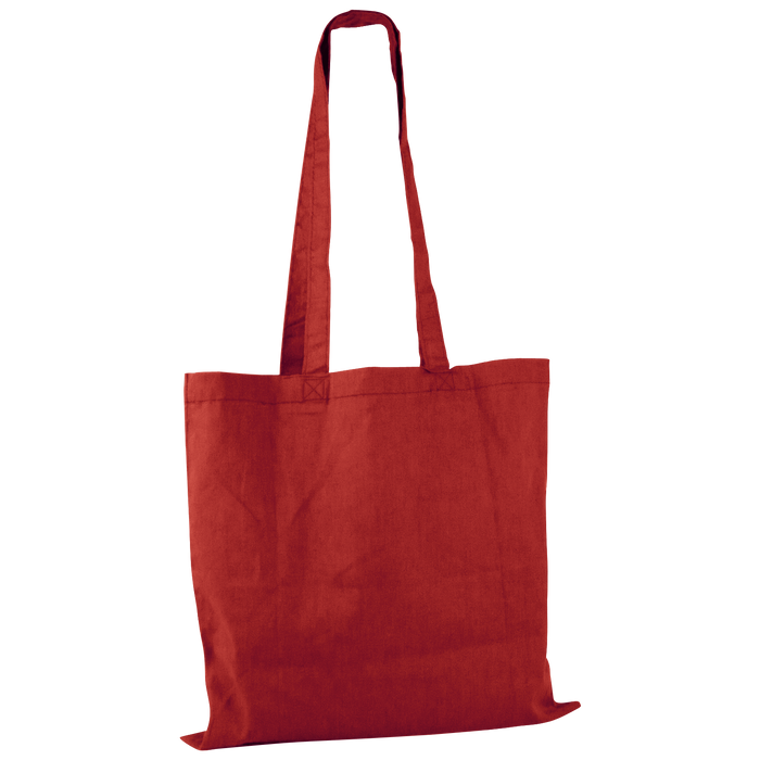 Red Basic Cotton Tote