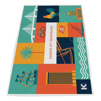 full color print towels, 