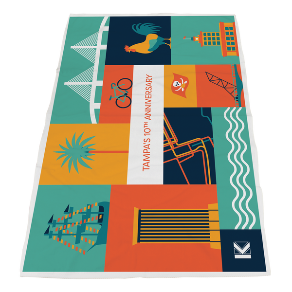 full color print towels, 