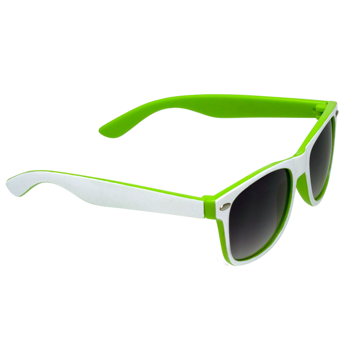 White/Lime Daytona Sunglasses