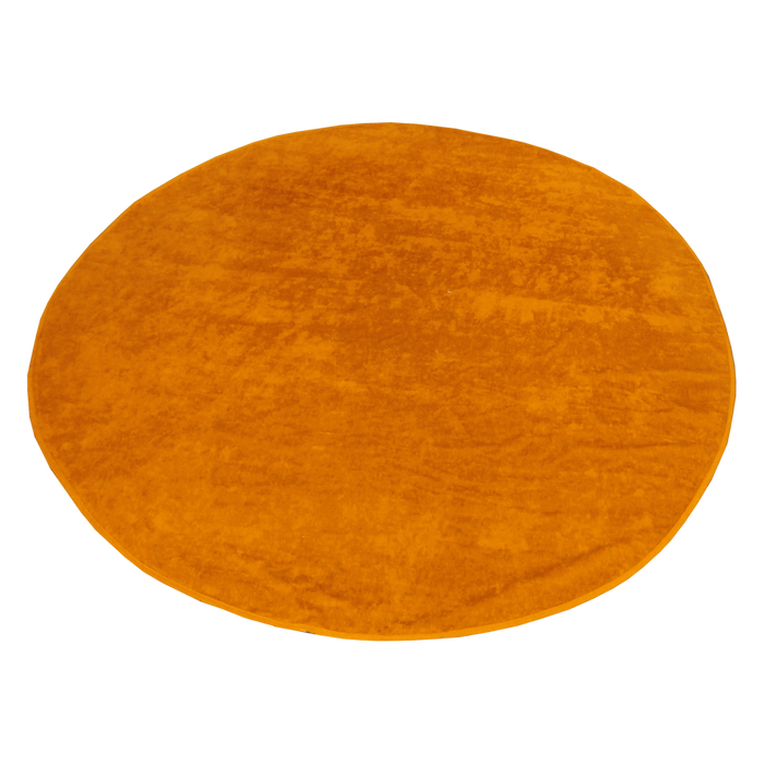 Orange Classic Color Round Beach Towel