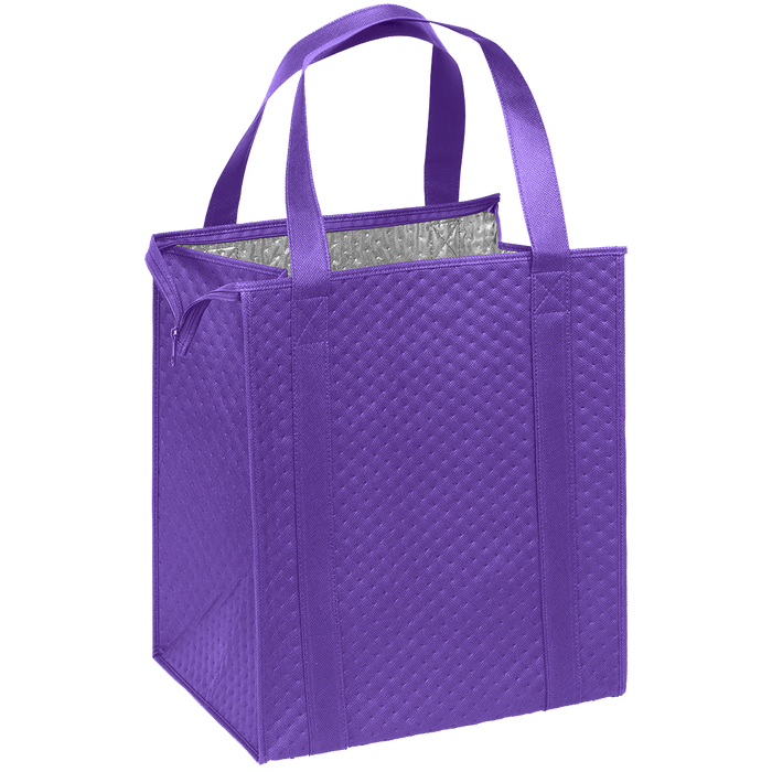 Purple Large Insulated Tote