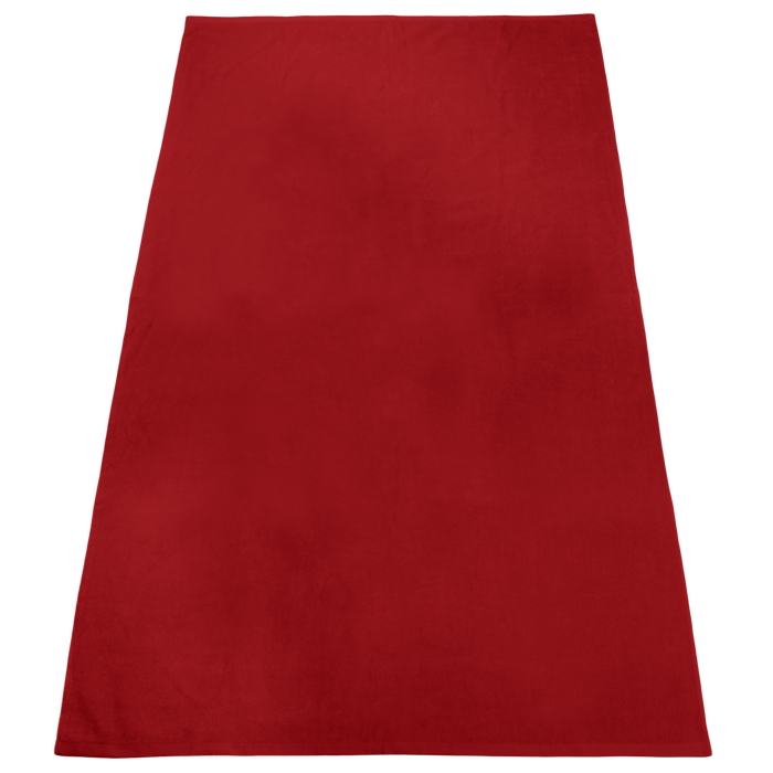 Red Nautica Color Beach Towel