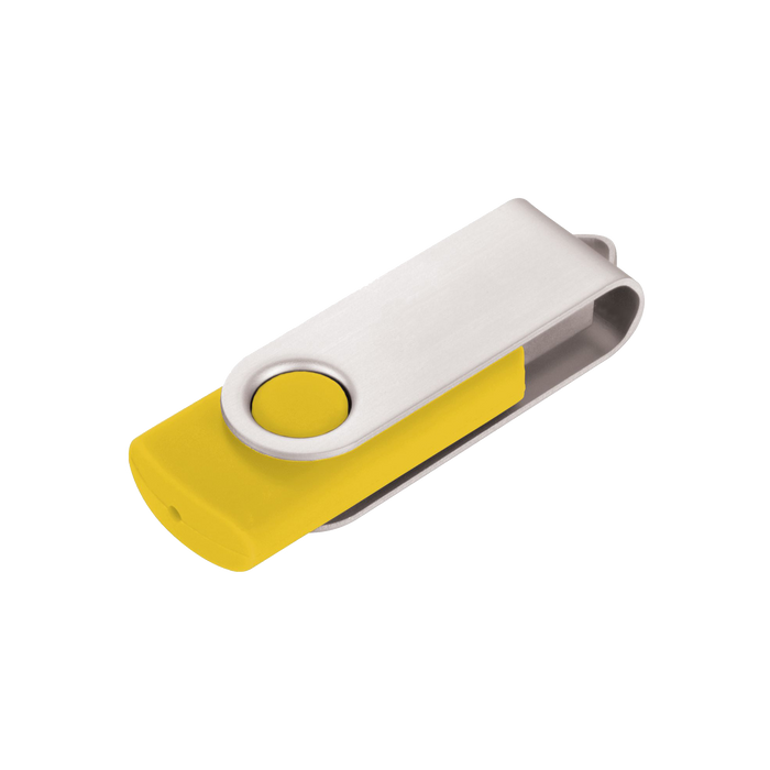 Yellow 4GB USB Flash Drive 