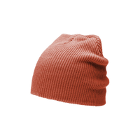 Rust Slouch Knit Beanie Thumb