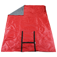 Red Portable Picnic Fleece Blanket Thumb