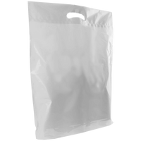 Clear Large Recyclable Die Cut Plastic Bag Thumb