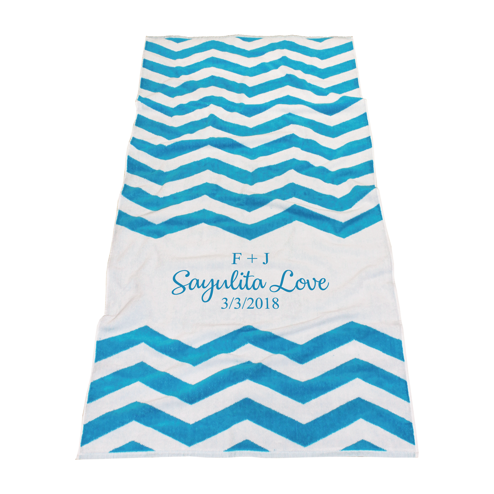 personalised baby beach towel