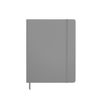 Gray Medium Soft Faux Leather Journal Thumb