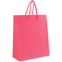 Pink Small Matte Shopper Bag Thumb