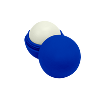 Blue with Vanilla Flavor Spherical Lip Balm Thumb