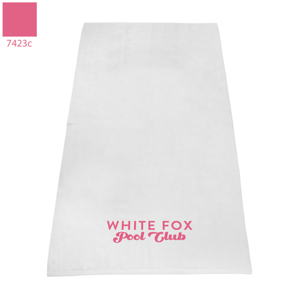 white beach towels,  best selling towels,  embroidery,  silkscreen imprint, 