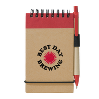  Recycled Mini Spiral Notebook with Pen Thumb