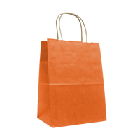 Orange Extra Small Matte Color Kraft Bag Thumb