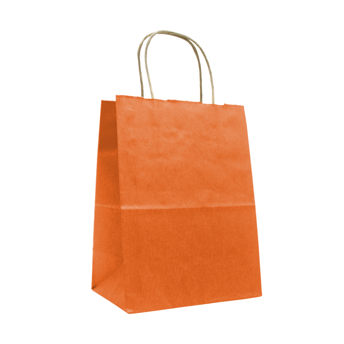 Orange Extra Small Matte Color Kraft Bag