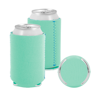 Ice Green Premium Collapsible Neoprene Koozie Thumb