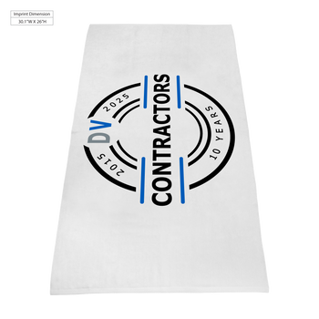 best selling towels,  embroidery,  silkscreen imprint,  white beach towels, 
