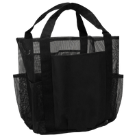 Black Schooner Mesh Pocketed Beach Bag Thumb