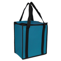 Sea Blue Square Top Insulated Tote Thumb