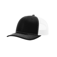 Black/White Richardson Trucker Snapback Hat Thumb