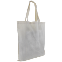 Natural Slim Cotton Canvas Tote Thumb