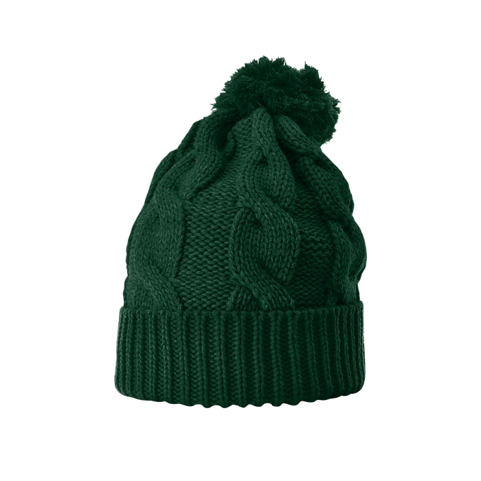 Formosa Green Cable Knit Beanie