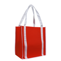Red/White Two-Tone Little Storm Tote Bag Thumb