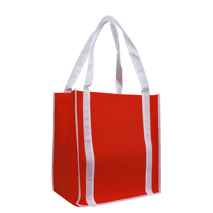 Red/White Two-Tone Little Storm Tote Bag