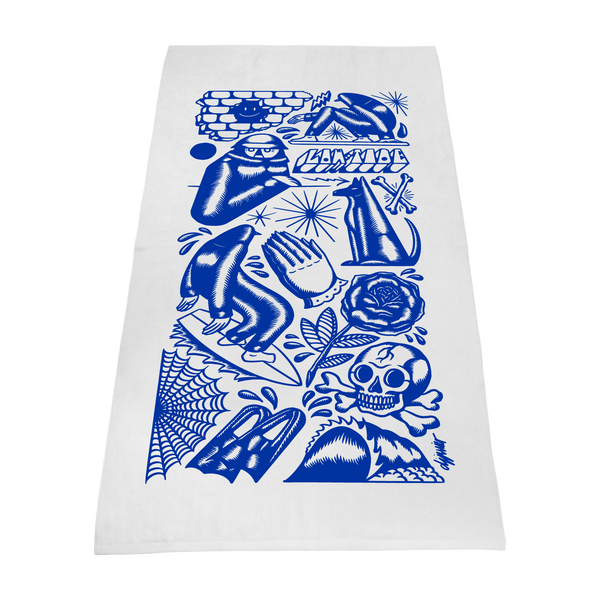 imprinted beach towels,  white beach towels, 