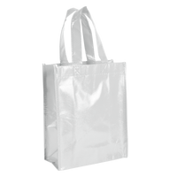 White Laminated Fiesta Tote Thumb