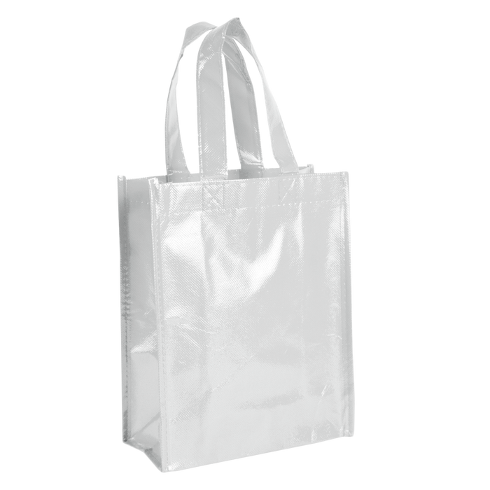 White Laminated Fiesta Tote