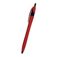 Red Rubberized Dart Pen Thumb