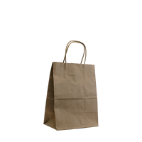 Natural Extra Small Kraft Paper Shopper Bag Thumb