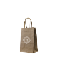  Mini Kraft Paper Shopper Bag Thumb