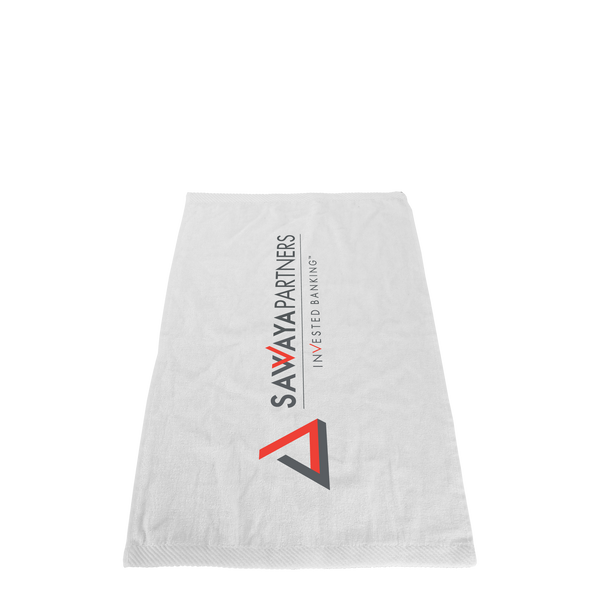 fitness towels & rally towels,  silkscreen imprint, 