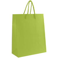 Lime Small Matte Shopper Bag Thumb