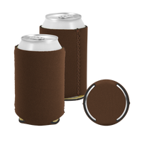 Brown Premium Collapsible Neoprene Koozie Thumb