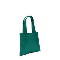 Jungle Green Small Vegan Leather Tote Bag Thumb