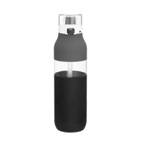 Shadow Flip Cap Water Bottle with Straw Thumb