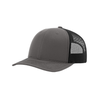 Charcoal/Black Richardson Trucker Snapback Hat Thumb