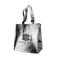  DISCONTINUED-Metallic Designer Little Storm Grocery Bag Thumb